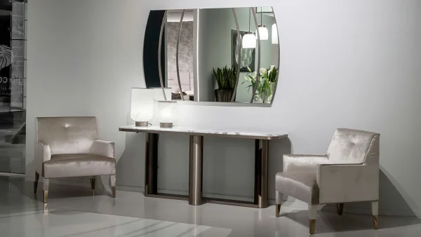 Modern Marble Top Console Table QMY-CS018 - Bespoke Hall Console Table Manufacturer