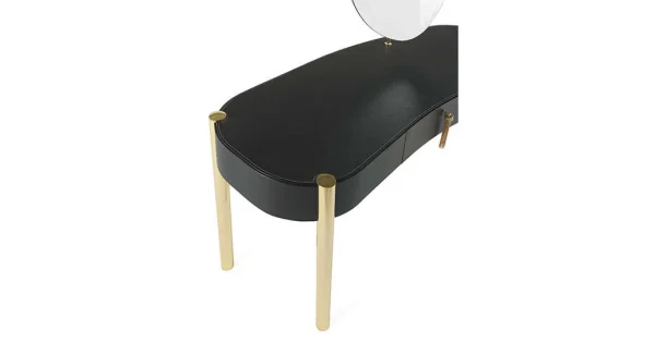 Modern Metal Bedroom Dressing Table QMY-DR015 - Bespoke White Dressing Table Factory Direct Supply