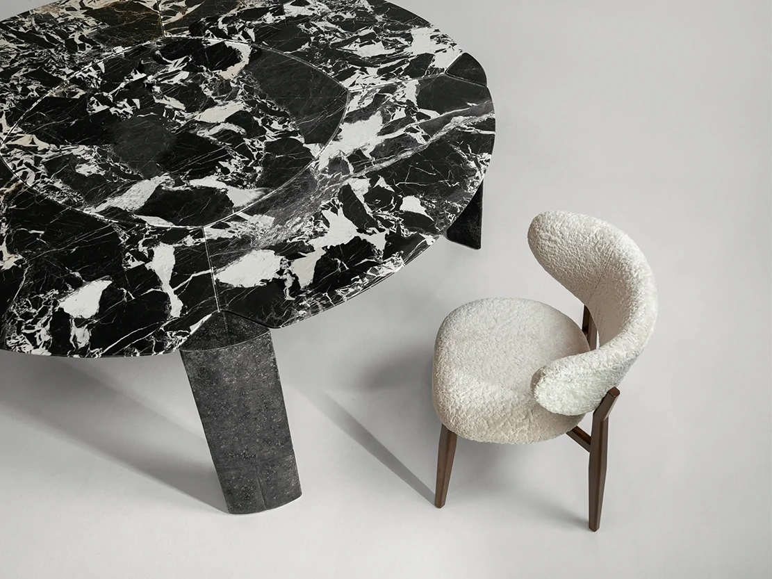 Modern Solid Wood Frame Dining Chair QMY-DC019 - Custom Chair for Dining Room Factory Supply, Available For 1-MOQ Orders - Imagen 3