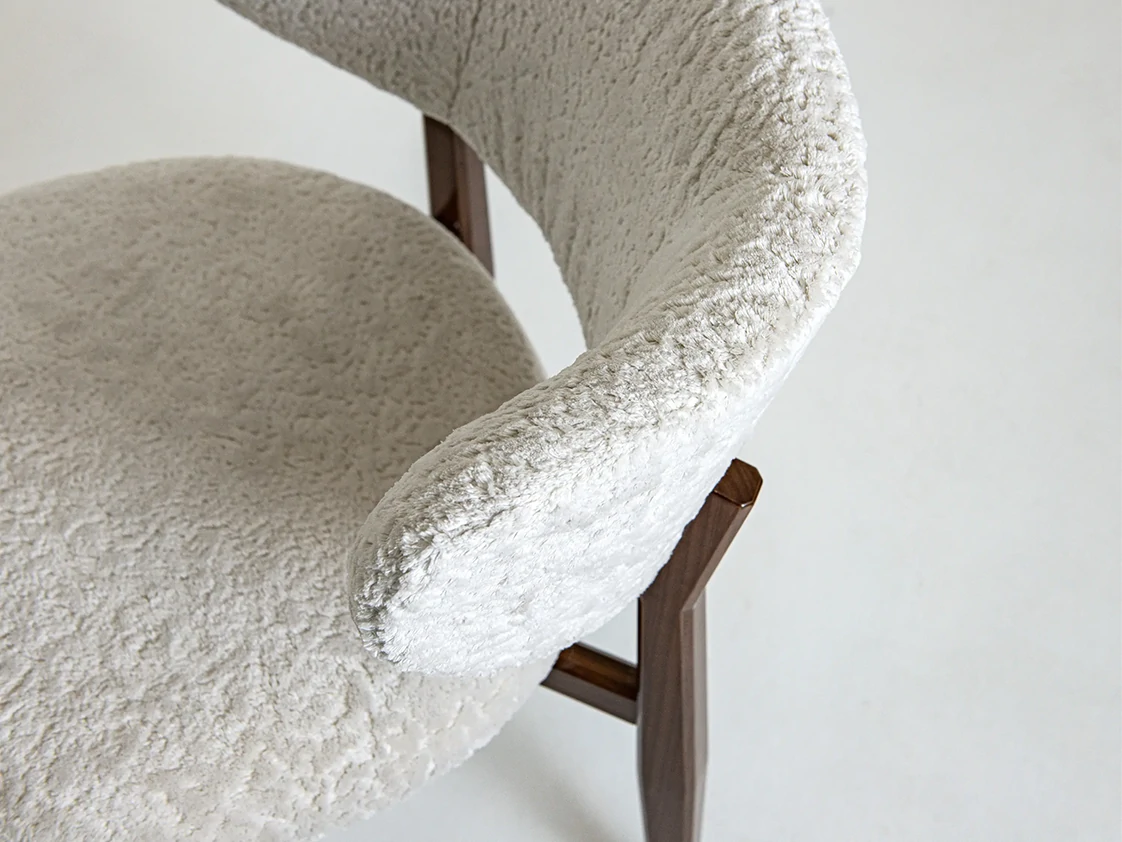 Modern Solid Wood Frame Dining Chair QMY-DC019 - Custom Chair for Dining Room Factory Supply, Available For 1-MOQ Orders - Imagen 4