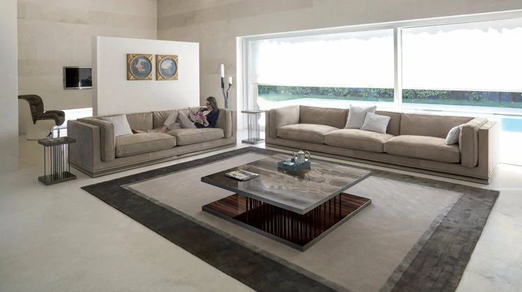 Modern Stainless Steel Marble Desktop Coffee Table QMY-CT030 - Custom Modern Coffee Tables OEM & ODM Factory - Imagen 3