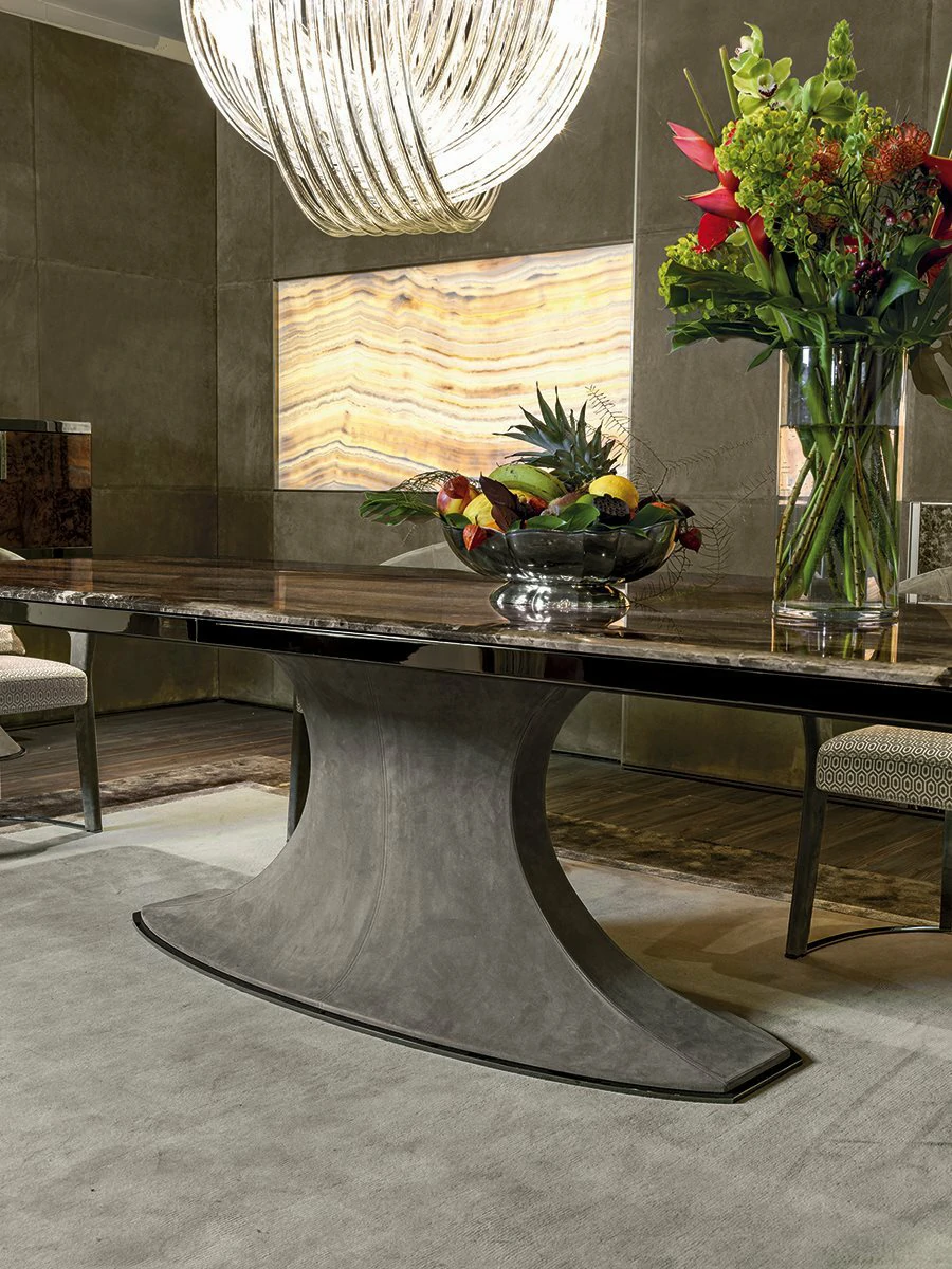 Nordic Luxury Villa Marble Dining Table QMY-DT021 - Customize Dining Table Manufacturer Direct Supply With 1-MOQ Policy - Image 4
