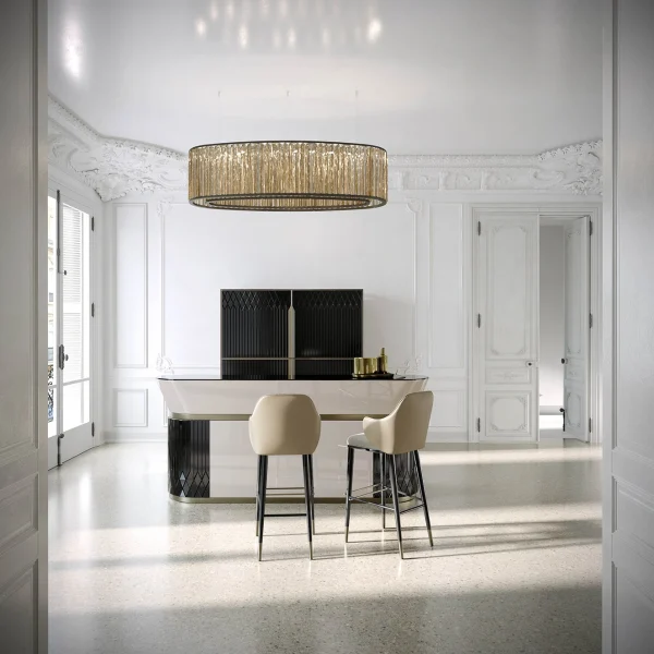 Postmodern Light Luxury Wine Cabinet QMY-WC026 - Modern Wine Display Cabinet Manufacturer Direct Supply