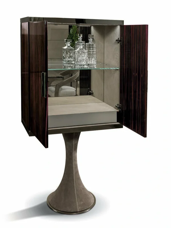 Vintage Luxury Design Wine Showcase Cabinet QMY-WC013 - Bespoke Wine Cabinets Manufacturer, 1-MOQ Orders Furniture Factory