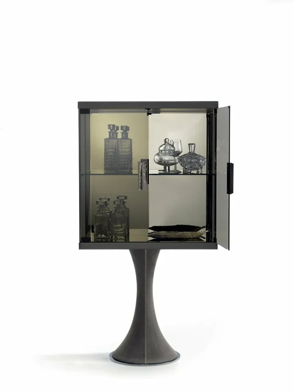 Vintage Luxury Design Wine Showcase Cabinet QMY-WC013 - Bespoke Wine Cabinets Manufacturer, 1-MOQ Orders Furniture Factory