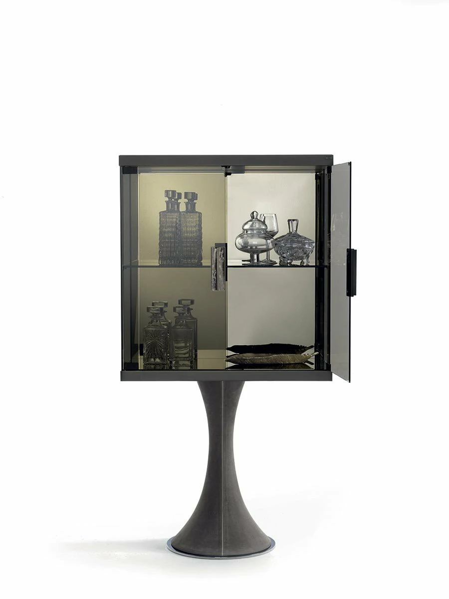 Vintage Luxury Design Wine Showcase Cabinet QMY-WC013 - Bespoke Wine Cabinets Manufacturer, 1-MOQ Orders Furniture Factory - Image 3