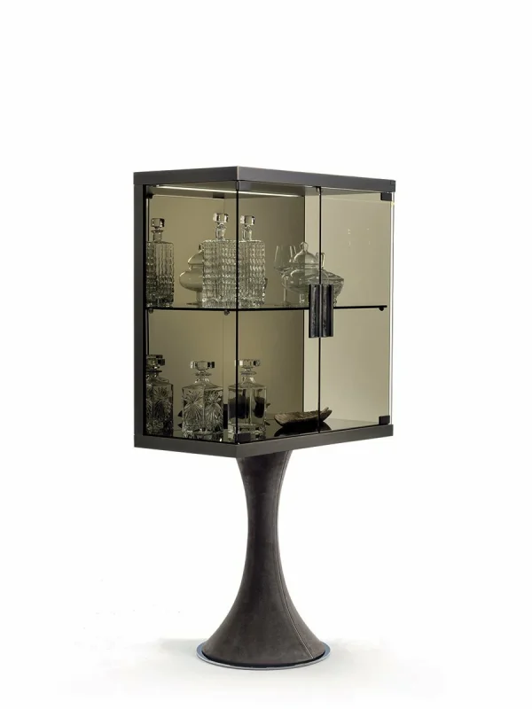 Vintage Luxury Design Wine Showcase Cabinet QMY-WC013 - Bespoke Wine Cabinets Manufacturer, 1-MOQ Orders Furniture Factory