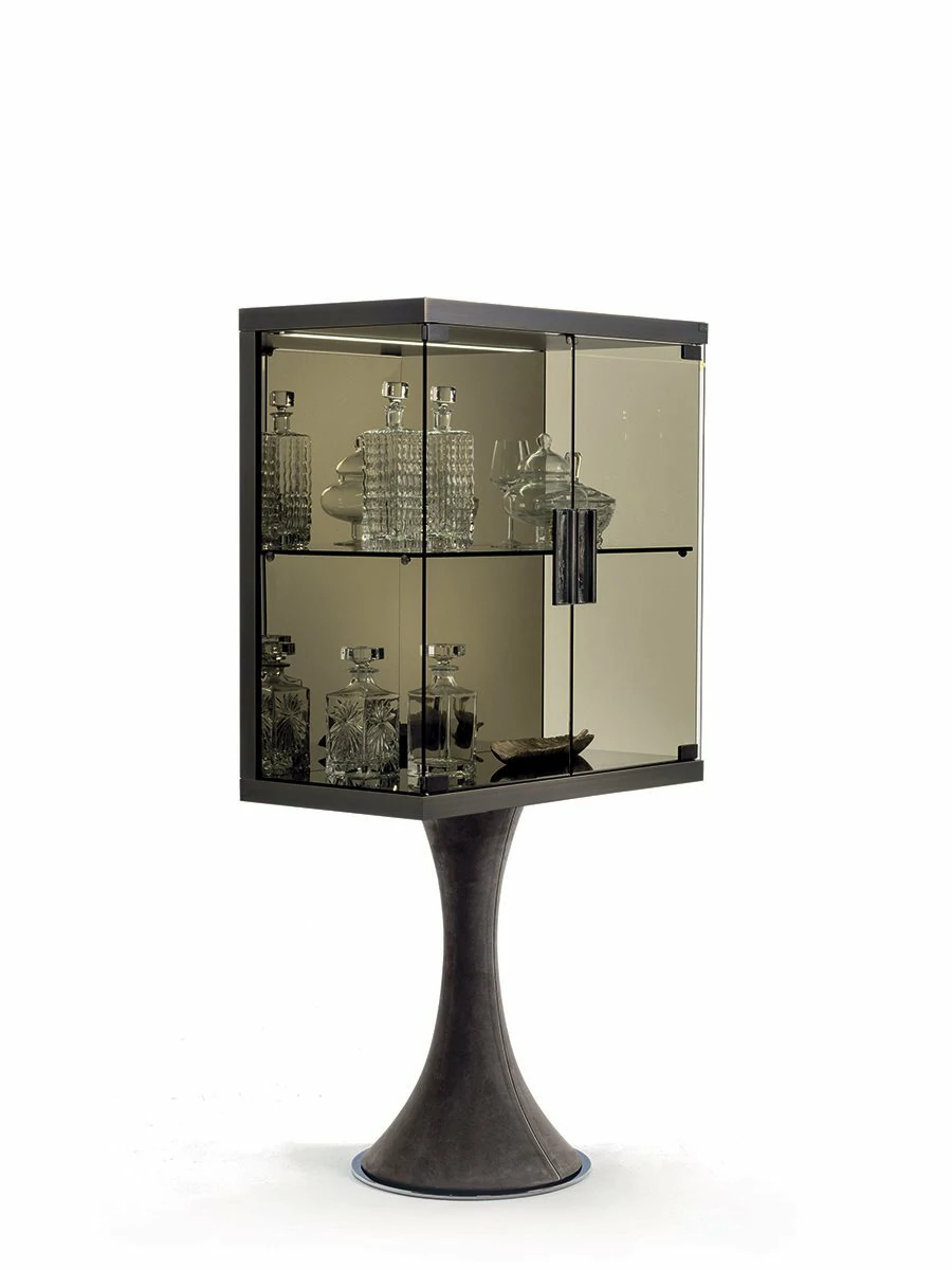 Vintage Luxury Design Wine Showcase Cabinet QMY-WC013 - Bespoke Wine Cabinets Manufacturer, 1-MOQ Orders Furniture Factory - Image 2