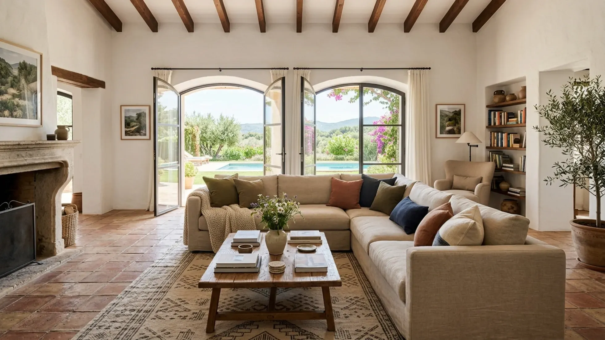 living room sofa villa