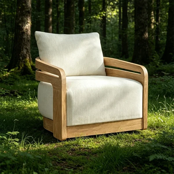 Wholesale Outdoor Sofa Set Constructed With Teak, Chicasa - QMY-ODSF010