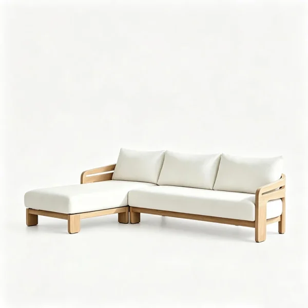 Wholesale Outdoor Sofa Set Constructed With Teak, Chicasa - QMY-ODSF010