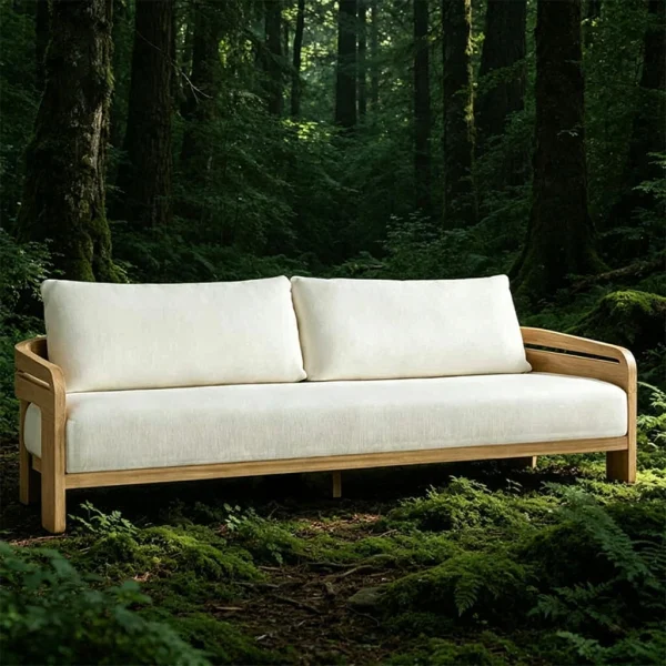 Wholesale Outdoor Sofa Set Constructed With Teak, Chicasa - QMY-ODSF010