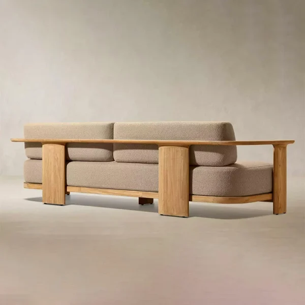 Wholesale Wooden Based Outdoor Sofa, Chicasa, QMY-ODSF006