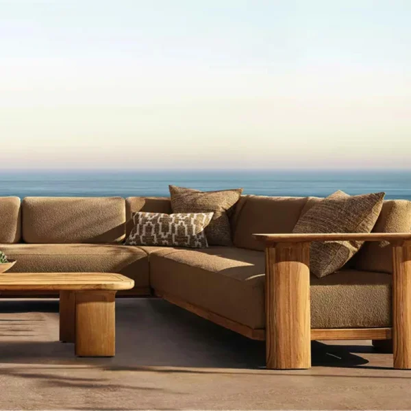 Wholesale Wooden Based Outdoor Sofa, Chicasa, QMY-ODSF006