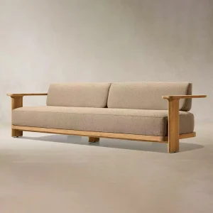 Wholesale Wooden Based Outdoor Sofa, Chicasa, QMY-ODSF006