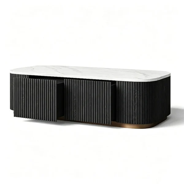 Customized Outdoor Furniture Set Modern Garden Coffee Table QMY-ODCT003 - Custom Outdoor Coffee Tables Furniture Supplier