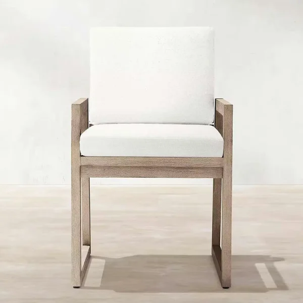 Wholesale Outdoor Dining Chair, Slatted Back Design QMY-ODDC015