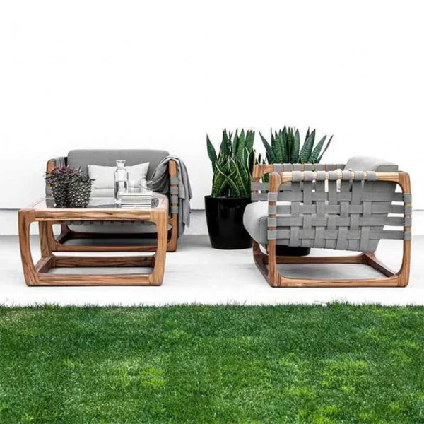 Elegant Outdoor Comfort Season Outdoor Leisure Chair QMY-ODLC002 - Bespoke Outdoor Lounge Chairs Supplier Low MOQ 1 pcs