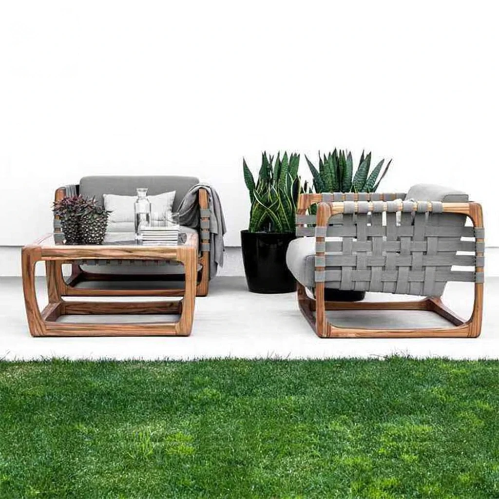 Elegant Outdoor Comfort Season Outdoor Leisure Chair QMY-ODLC002 - Bespoke Outdoor Lounge Chairs Supplier Low MOQ 1 pcs - 画像 (4)
