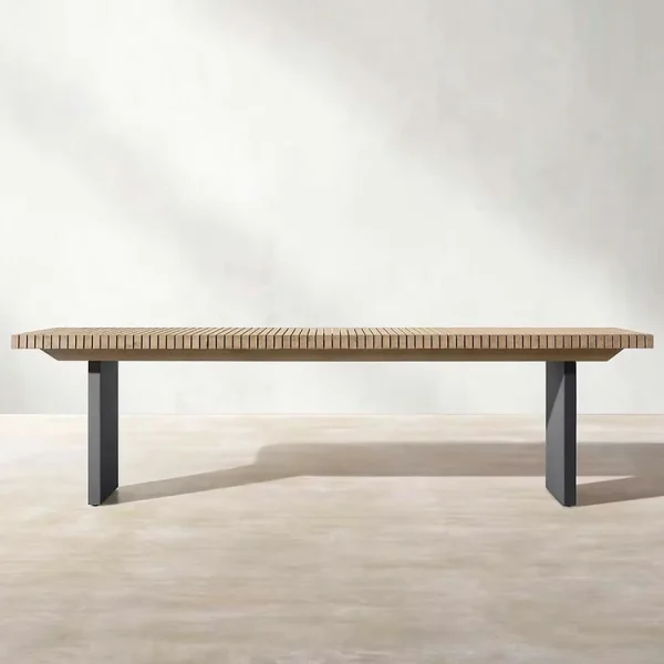 Custom Patio Dining Table, Quick Water Drainage QMY-ODDT008
