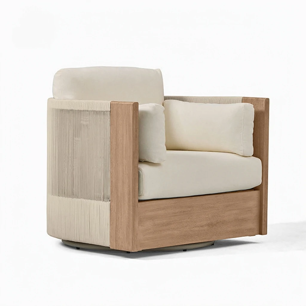 wholesale wood outdoor sofa