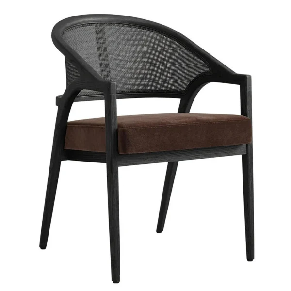 Custom Outdoor Armchair, Dining Chairs with Waterproof Fabric QMY-ODDC008