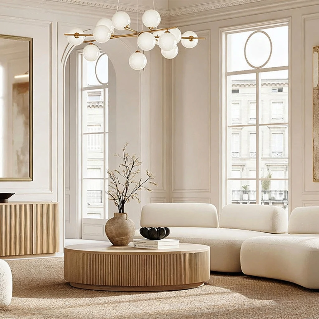 round coffee table set
