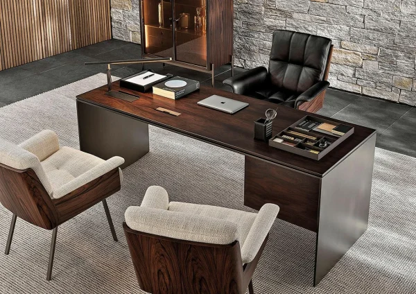 Italian Designer Office Swivel Chair Minimalist High-end QMY-OC001 - Custom Built Office Chair Supply Solution