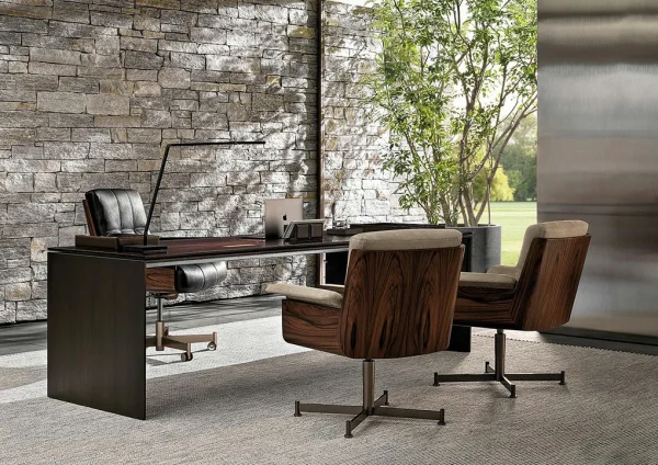 Italian Designer Office Swivel Chair Minimalist High-end QMY-OC001 - Custom Built Office Chair Supply Solution