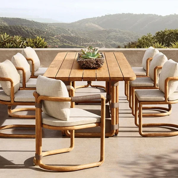 outdoor dining table chair