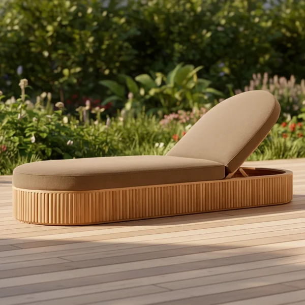 Luxury Modern Durable Outdoor Chaise Lounge QMY-ODSL005 - Bespoke Chaise Lounge Outdoor Factory Supply 1-MOQ