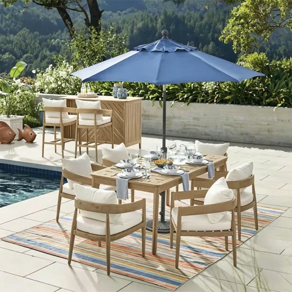 Wholesale Outdoor Dining Tables, Modern Luxury, Factory Supply QMY-ODDT009