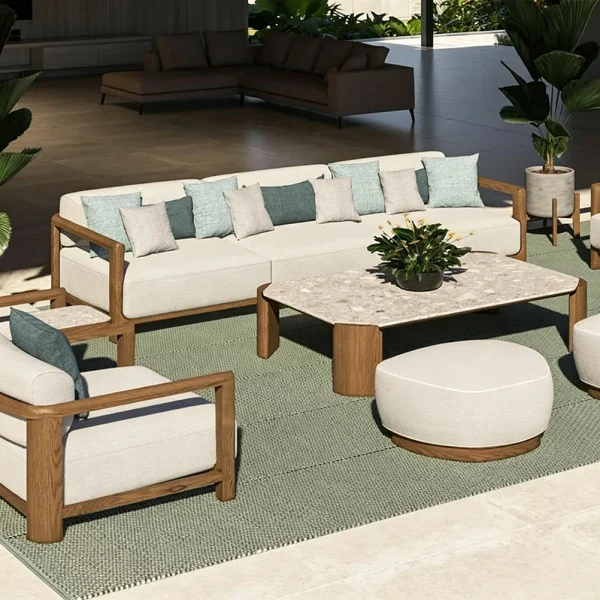 Wholesale Modern Outdoor Sofa, Open Frame QMY-ODSF013