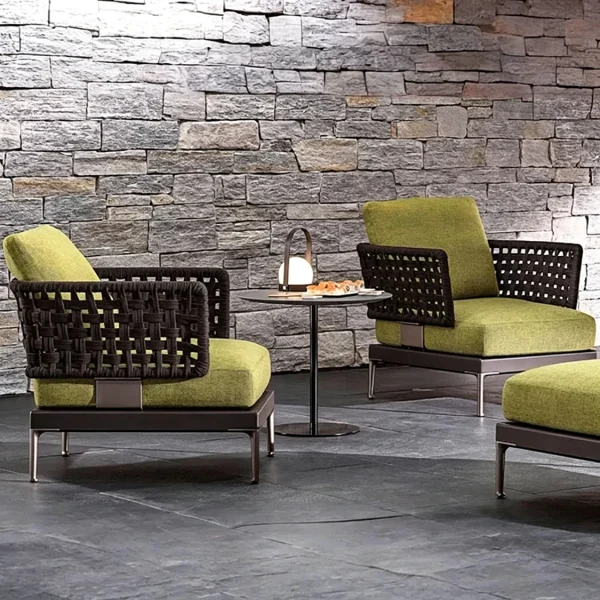 Wholesale Modular Outdoor Sofa, Modern Luxury, Solid Teak Wood QMY-ODSF015