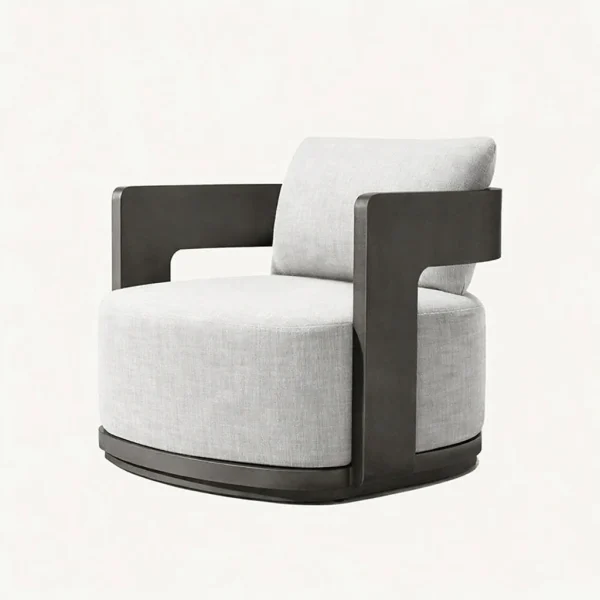Luxury Resort Outdoor Furniture Hotel Wood Outdoor Sofa QMY-ODSF005 - Wholesale Patio Sofa Set OEM &ODM Factory