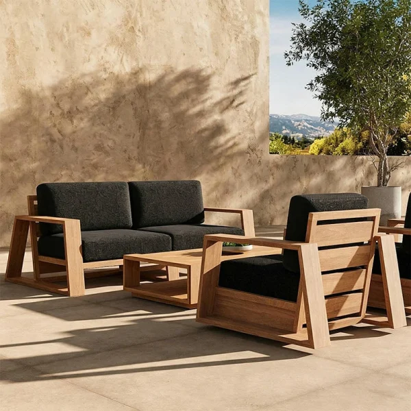 Wholesale Modular Outdoor Sofa With Waterproof Teak, Chicasa - QMY-ODSF009