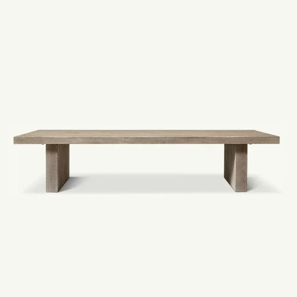 Custom Modern 8-Piece Wood Garden Table QMY-ODDT010