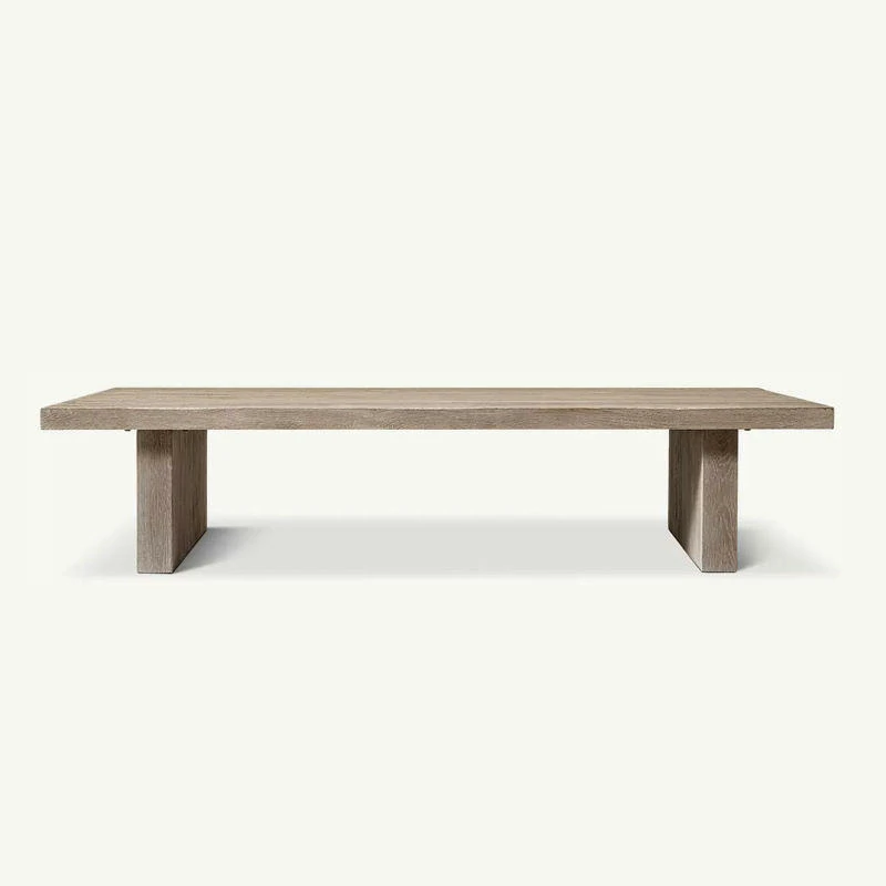 Custom Modern 8-Piece Wood Garden Table QMY-ODDT010