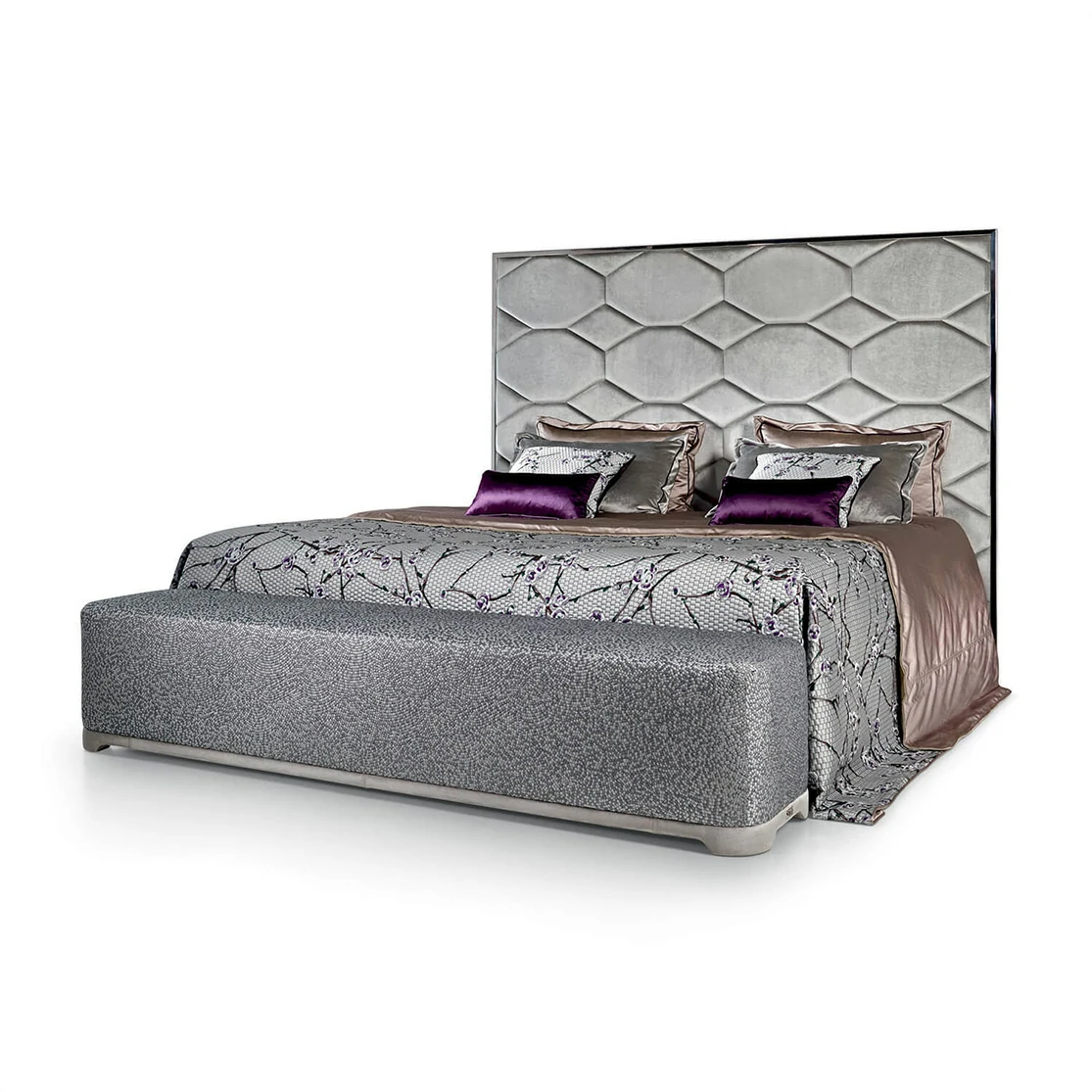 Modern Bedroom Furniture Genuine King Size Bed QMY-BE034 - Custom Large Bed Factory Supply, 1-MOQ Orders Available — изображение 2