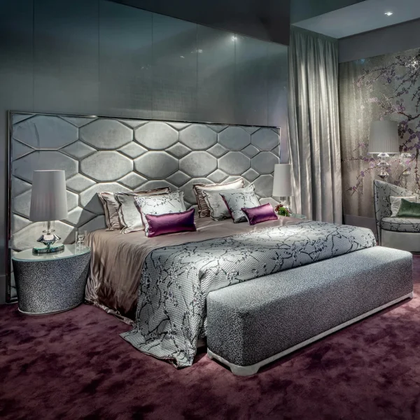 Modern Bedroom Furniture Genuine King Size Bed QMY-BE034 - Custom Large Bed Factory Supply, 1-MOQ Orders Available