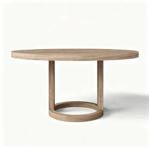 custom round outdoor dining table