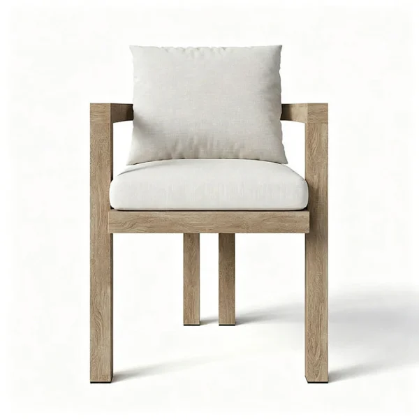 outdoor wood dining chair