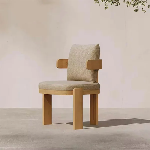Custom Patio Dining Chair For Villa and Garden, Modern Design QMY-ODDC007
