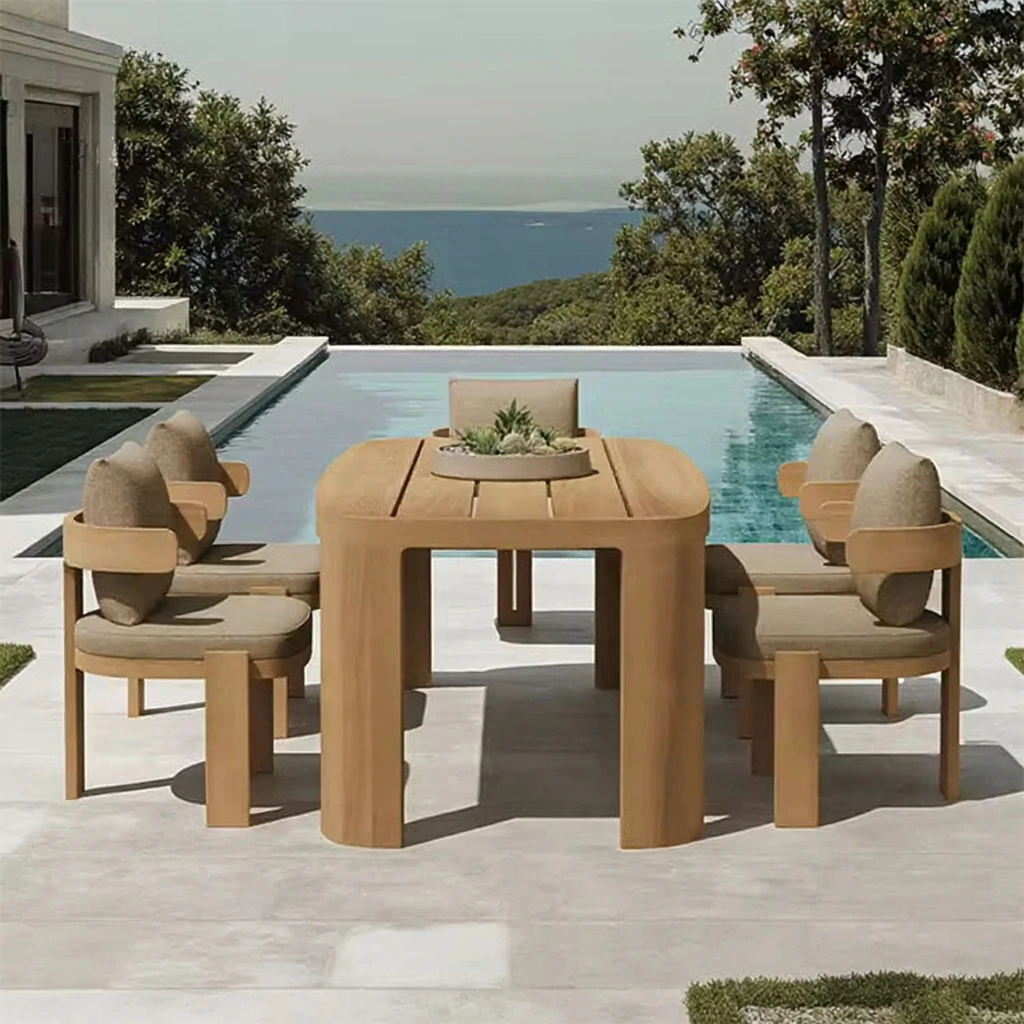 Custom Patio Dining Chair For Villa and Garden, Modern Design QMY-ODDC007 - 图片 2