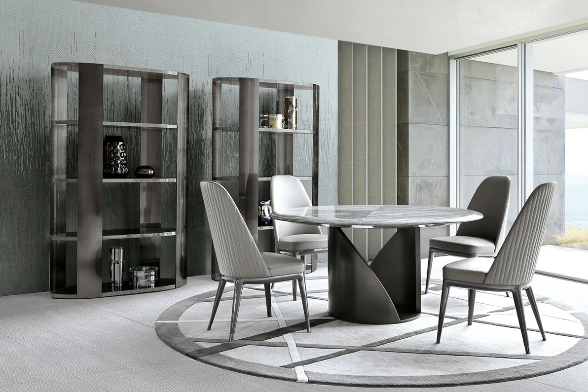Modern High End Stainless Steel Bookshelf QMY-BS005 - Custom Built Bookshelf Manufacturer Direct Supply With 1-MOQ Policy – Image 3