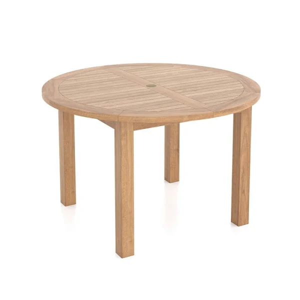 Modern Luxury Durable Waterproof Outdoor Solid Teak Wood Hotel Dining Table QMY-ODDT014