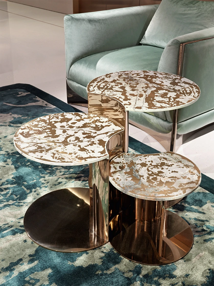 bespoke three piece coffee table set
