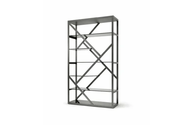 custom metal bookshelf