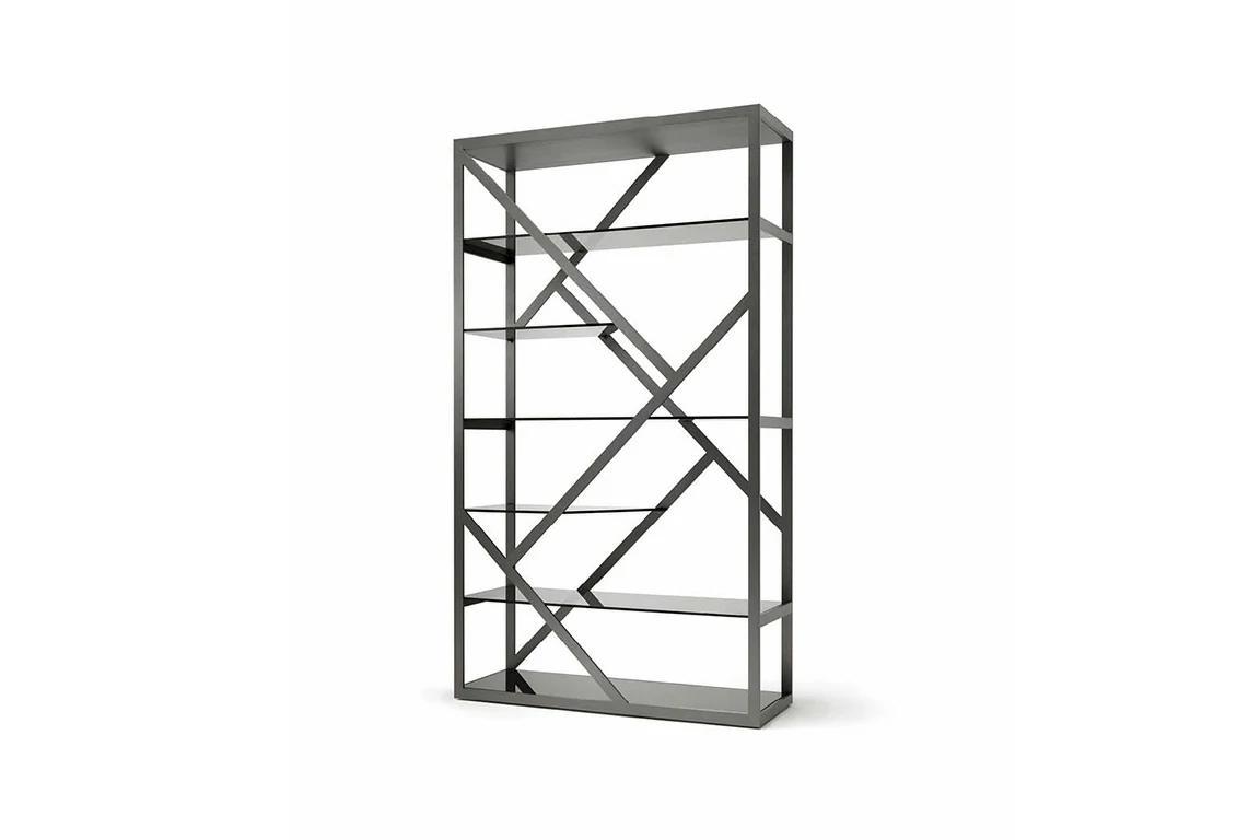 custom metal bookshelf