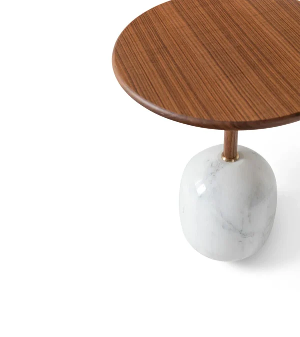 Modern Minimalist Natural Marble Round Coffee Table QMY-CT042 - Small Custom Coffee Table Factory Direct Supply